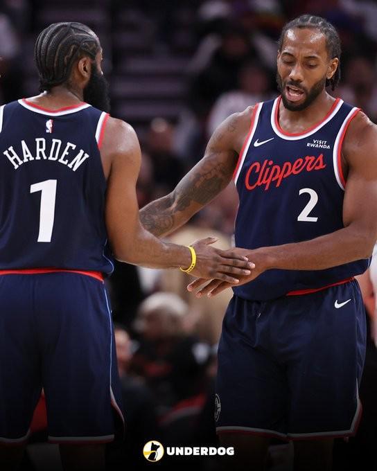 星空平台-同场30+得分，哈登：我和伦纳德是NBA历史上最具天赋的两名球员